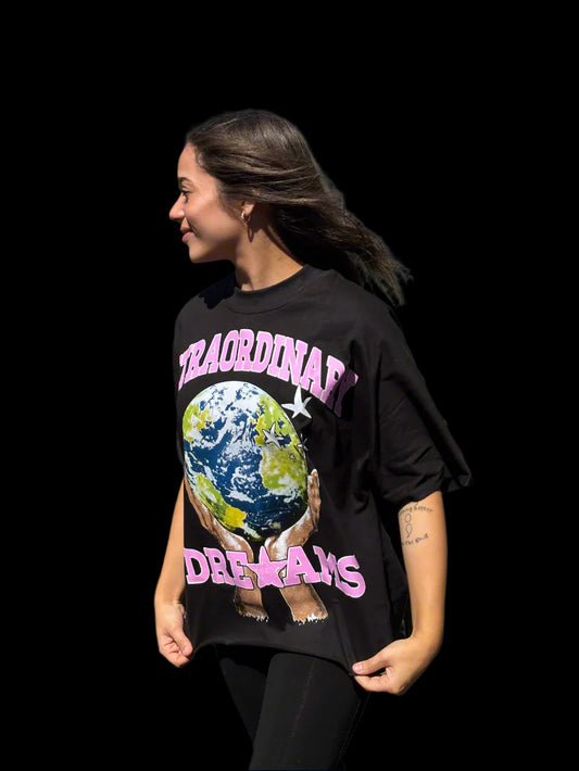 Extraordinary Dreams Black Tee