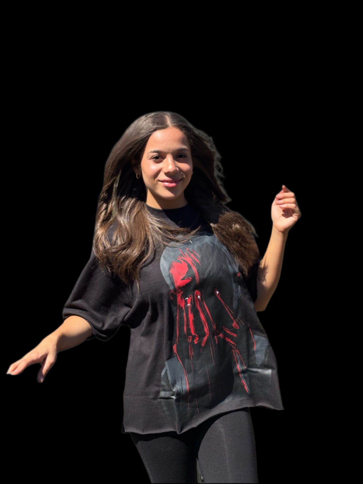 "WHY DID YOU EAT THE APPLE EVE" T-shirt cropped