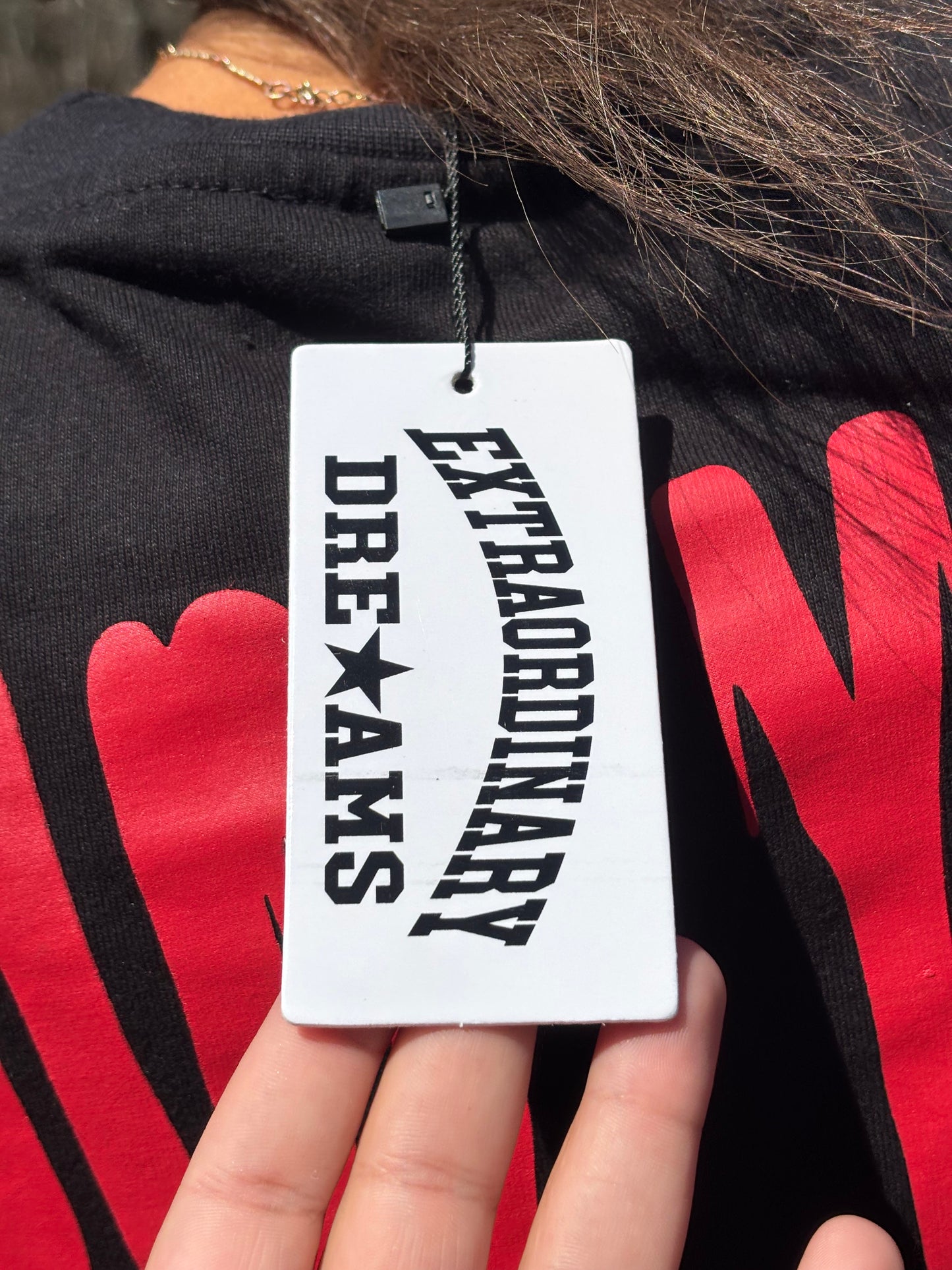 "WHY DID YOU EAT THE APPLE EVE" T-shirt cropped